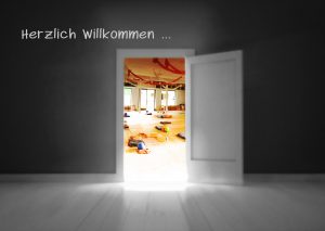Blick in den Yoga-Raum des Yogahaus am Stechlinsee