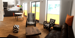 Ferienwohnung Wohnzimmer