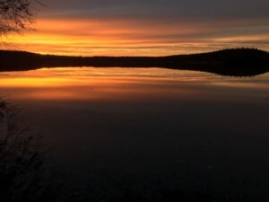goldener Sonnenuntergang